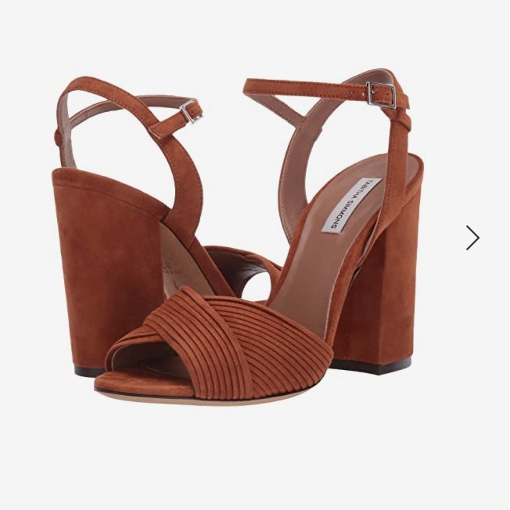 Tabitha Simmons Kali Pleated Block Heel